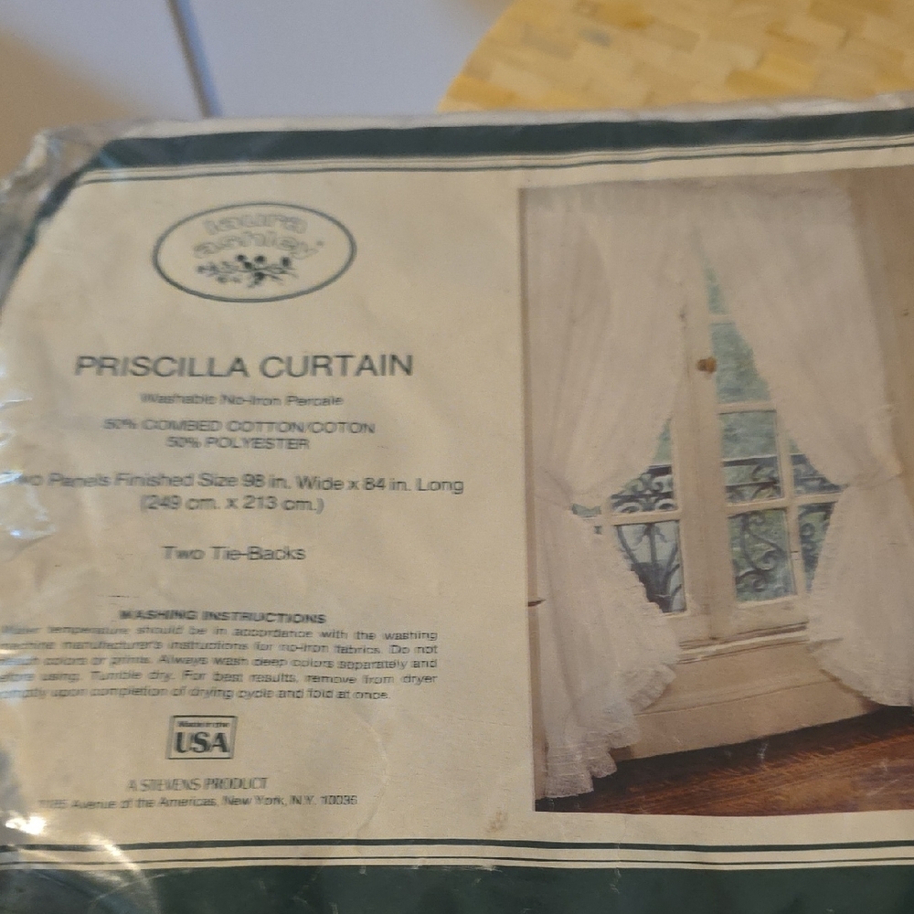 Priscilla Curtain - White